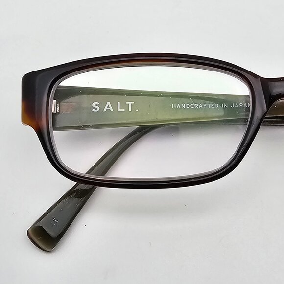Salt Optics Dirk Tweed Moss Eyeglasses Frame w/ Case Japan 52-17-140 - Picture 13 of 16